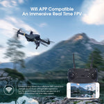 Drone Helicopter WIFI FPV With True 720P/1080P Wide Angle HD Camera High Hold Mode Foldable Arm RC Drone Quadcopter RTF VS S9HW M69