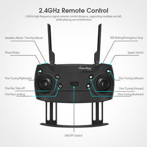 Drone Helicopter WIFI FPV With True 720P/1080P Wide Angle HD Camera High Hold Mode Foldable Arm RC Drone Quadcopter RTF VS S9HW M69