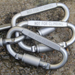 6pcs/lot Carabiner Travel Kit Camping Equipment Alloy Aluminum Survival Gear Camp Mountaineering Hook Mosqueton Carabiner