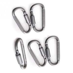 6pcs/lot Carabiner Travel Kit Camping Equipment Alloy Aluminum Survival Gear Camp Mountaineering Hook Mosqueton Carabiner