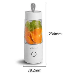 Mini Portable Electric Fruit Juicer 350ml  USB Rechargeable Smoothie Maker Blender Machine Sports Bottle Juicing Cup