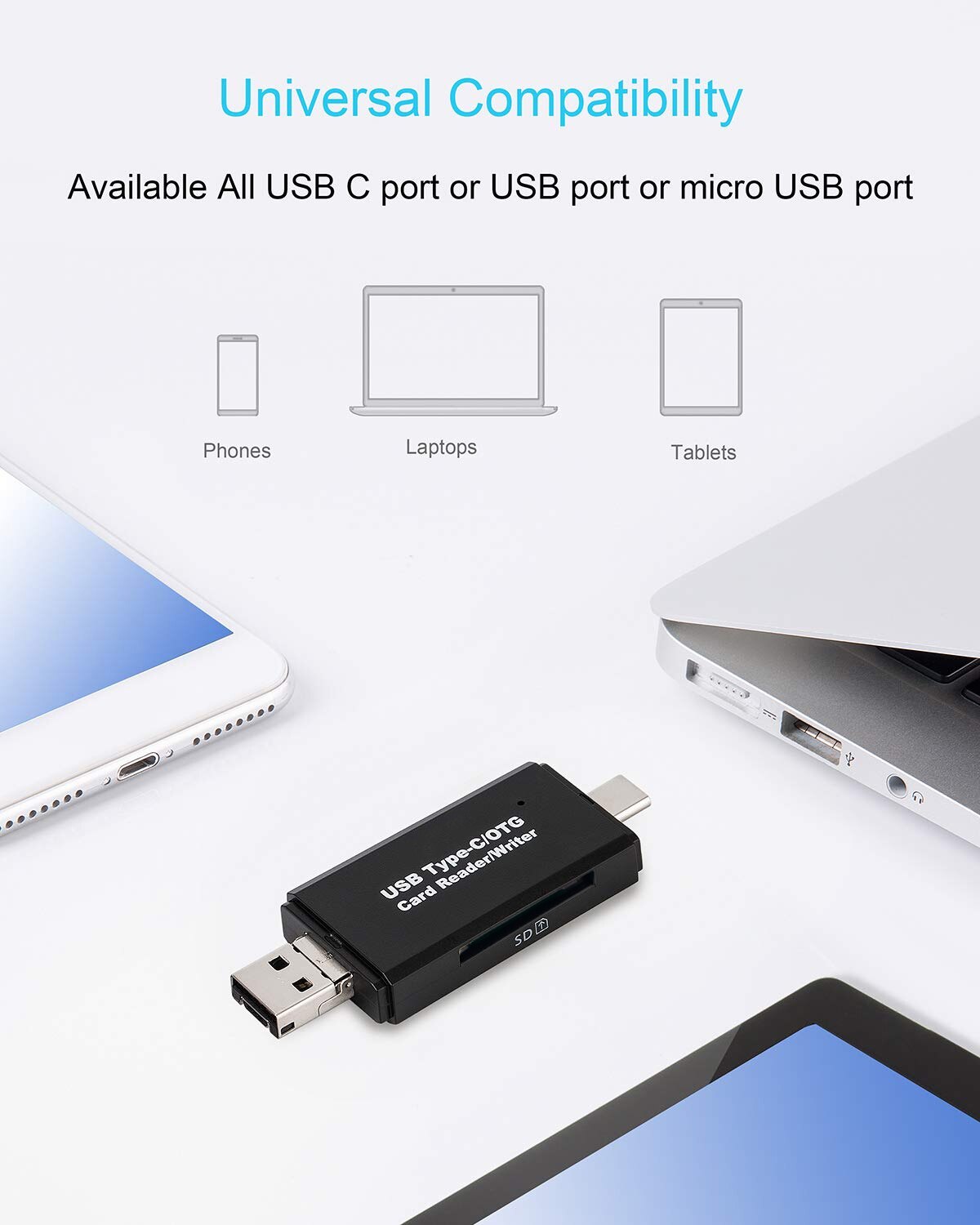 Micro SD Card Reader USB 3.0 Card Reader 2.0 For USB Micro SD Adapter Flash Drive Smart Memory Card Reader Type C Cardreader