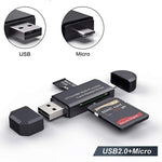 Micro SD Card Reader USB 3.0 Card Reader 2.0 For USB Micro SD Adapter Flash Drive Smart Memory Card Reader Type C Cardreader