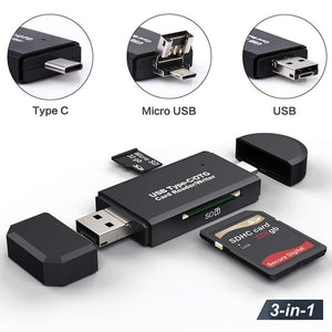 Micro SD Card Reader USB 3.0 Card Reader 2.0 For USB Micro SD Adapter Flash Drive Smart Memory Card Reader Type C Cardreader