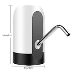Wireless Electric Automatic Drinking Water Bottle Pump USB Rechargeable Smart Dispenser Electrical Water Pump