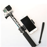 Self Selfie Stick Handheld Extendable Pole Monopod Phone Holder Adapter for Go Pro HERO 8 7 6 5 4 Xiaomi YI 4K Lite SJCAM SJ5000