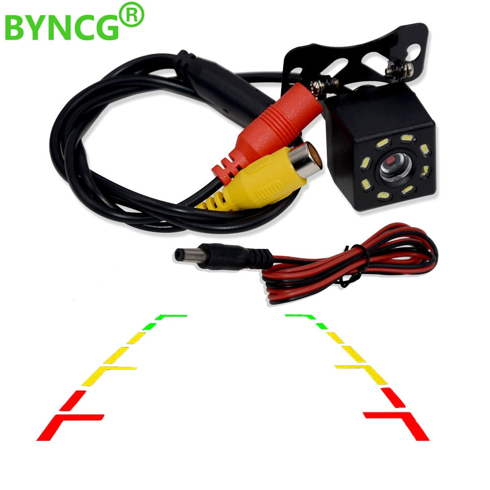 8 LED IR Night Visions Car Rear View Camera Wide Angle HD Color Image Waterproof Universal Backup Reverse Parking Camera