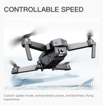 Best Drone 4K with HD Camera WIFI 1080P Camera Follow Me Quadcopter FPV Smart Drone Long Battery Life Altitude Hold RC