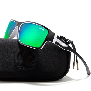 Outdoor Polarized Sunglasses Goggles Men Sun Glasses 100%UV Zipper Case Included Sports Eyewear KD510