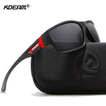 Outdoor Polarized Sunglasses Goggles Men Sun Glasses 100%UV Zipper Case Included Sports Eyewear KD510