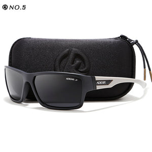 Outdoor Polarized Sunglasses Goggles Men Sun Glasses 100%UV Zipper Case Included Sports Eyewear KD510