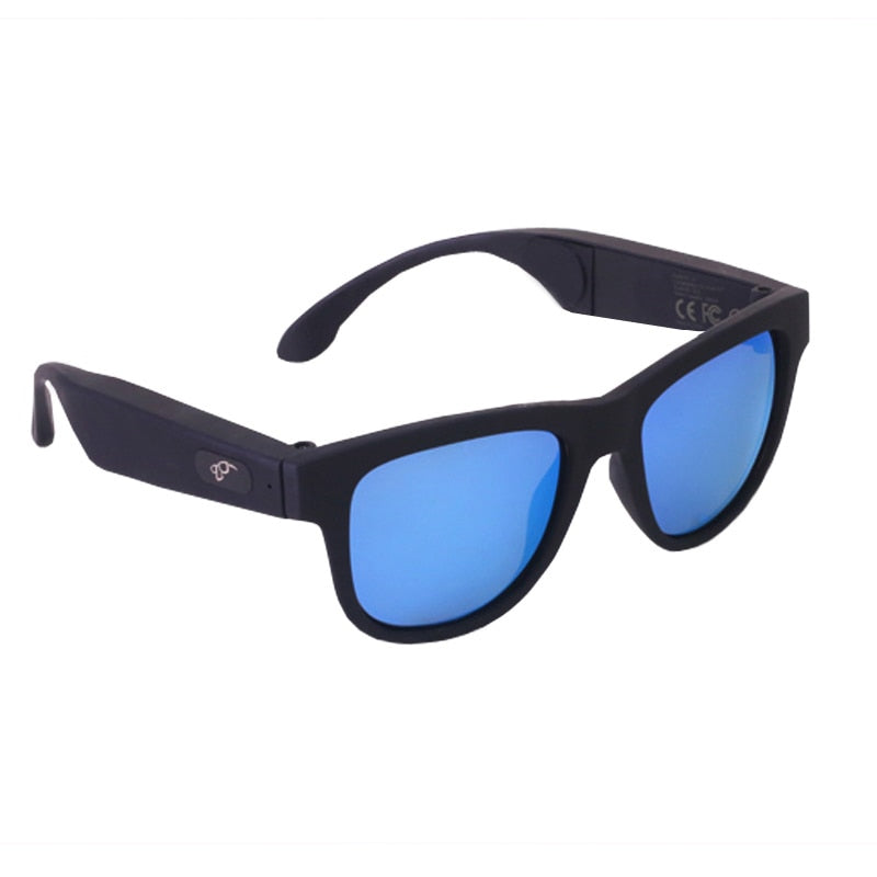 Bluetooth Headphone Polarized Sunglasses Bone Conduction Running Earphone Hiking Headset Hearing Aid With Touch control