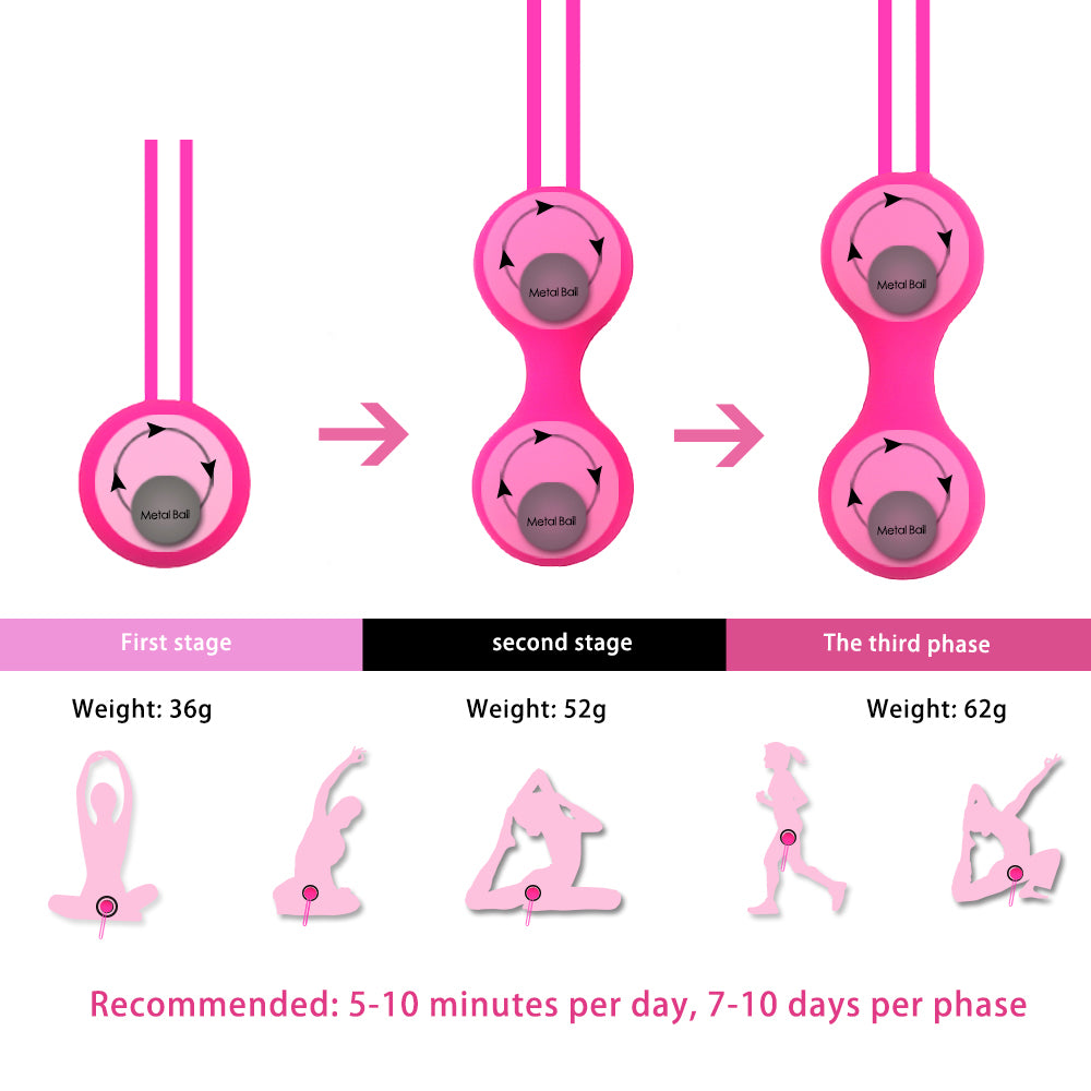 Kegel Balls Smart love ball Vaginal tighten exercise machine Vibrator –  Smart Home & Travel Products