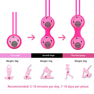 Kegel Balls Smart love ball Vaginal tighten exercise machine Vibrator ,Vaginal Geisha Ball Ben Wa ball Sex toy for Woman