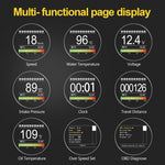 Digital Temperature Gauge Digital Voltage Speed Meter Display Meter Alarm Water