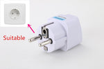 Universal US UK AU To EU Plug USA To Euro Europe Travel Wall AC Power Charger Outlet Adapter Converter 2 Round Pin Socket