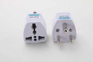 Universal US UK AU To EU Plug USA To Euro Europe Travel Wall AC Power Charger Outlet Adapter Converter 2 Round Pin Socket