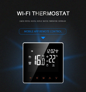 Tuya WiFi Smart Thermostat, Electric floor Heating Water/Gas Boiler Temperature Remote Controller for Google Home, Alexa