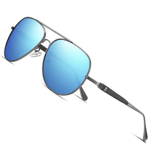 Pilot Sunglasses Men Polarized Metal Frame Anti-Glare Mirror Lens 2020 Fashion Fishing Sun Glasses Male UV400