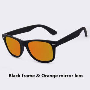 Fashion Sunglasses Men Polarized Sunglasses Men Driving Mirrors Coating Points Black Frame Eyewear Male Sun Glasses UV400