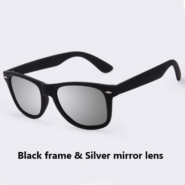 Fashion Sunglasses Men Polarized Sunglasses Men Driving Mirrors Coating Points Black Frame Eyewear Male Sun Glasses UV400