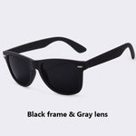 Fashion Sunglasses Men Polarized Sunglasses Men Driving Mirrors Coating Points Black Frame Eyewear Male Sun Glasses UV400