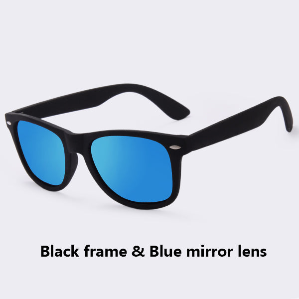 Fashion Sunglasses Men Polarized Sunglasses Men Driving Mirrors Coating Points Black Frame Eyewear Male Sun Glasses UV400