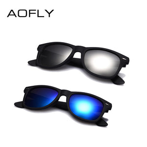 Fashion Sunglasses Men Polarized Sunglasses Men Driving Mirrors Coating Points Black Frame Eyewear Male Sun Glasses UV400