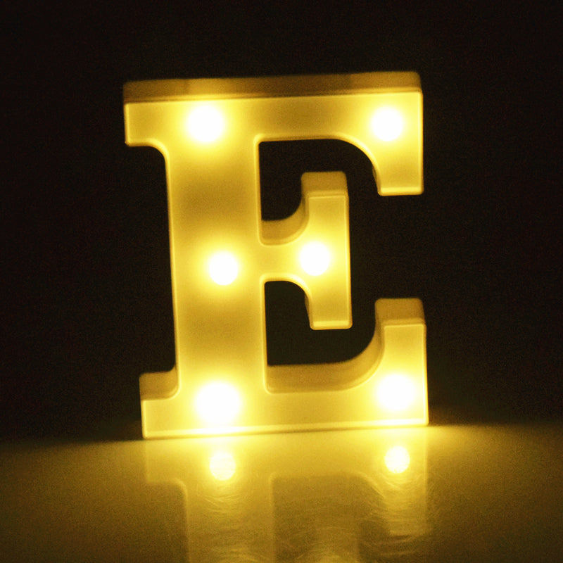 Luminous 26 English Alphabet Led Letter Light Creative Led Battery Night Lamp 16cm Romantic Wedding Party Room Letter Decoration