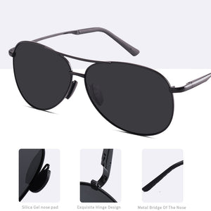 Men Classic Pilot Sunglasses Polarized Aviation Frame fashion Sun glasses For Male Driving UV400 Protection AF8208