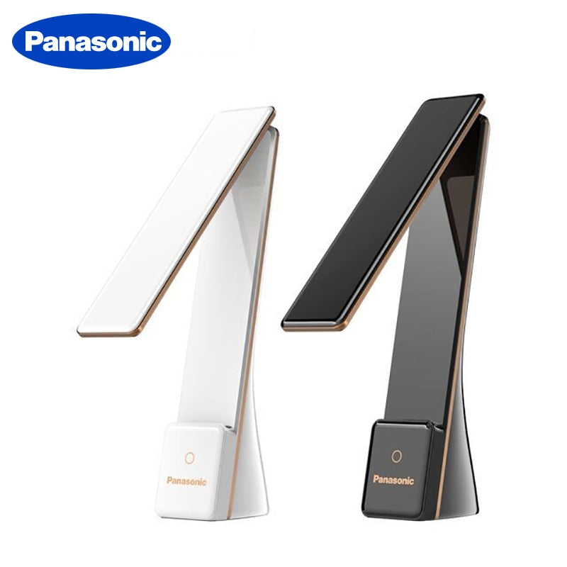 Panasonic LED Desk Light Touch Sensor Folding Table Lamp Portable USB Rechargeable Reading Light Night Bedside Light