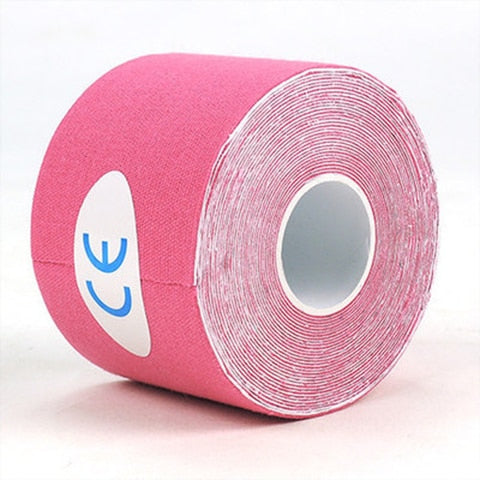 5M Waterproof Breathable Cotton Kinesiology Tape Sports Elastic Roll Adhesive Muscle Bandage Pain Care Tape Knee Elbow Protector