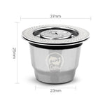 For Nespresso Reutilisable Refillable Capsule Crema Espresso Reusable New Refillable For Nespresso