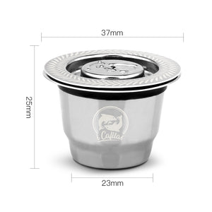 For Nespresso Reutilisable Refillable Capsule Crema Espresso Reusable New Refillable For Nespresso