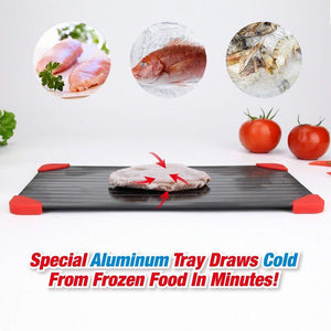 Fast Defrosting Tray Thaw Frozen Food Meat Fruit Quick Defrosting Plate Board Defrost Kitchen Gadget Tool