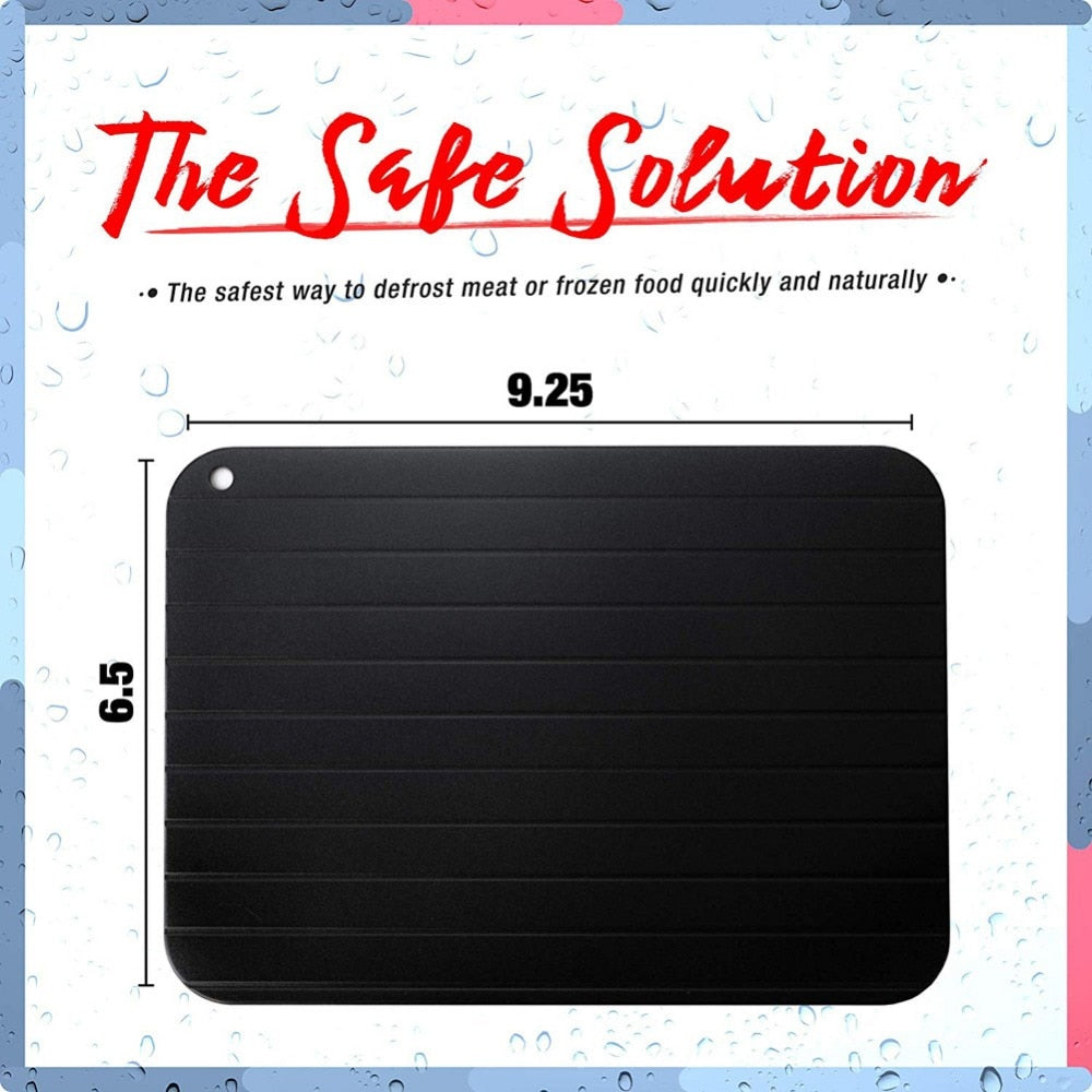 Fast Defrosting Tray Thaw Frozen Food Meat Fruit Quick Defrosting Plate Board Defrost Kitchen Gadget Tool