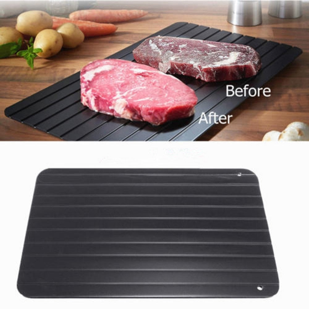 Fast Defrosting Tray Thaw Frozen Food Meat Fruit Quick Defrosting Plate Board Defrost Kitchen Gadget Tool
