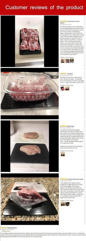 Fast Defrosting Tray Thaw Frozen Food Meat Fruit Quick Defrosting Plate Board Defrost Kitchen Gadget Tool