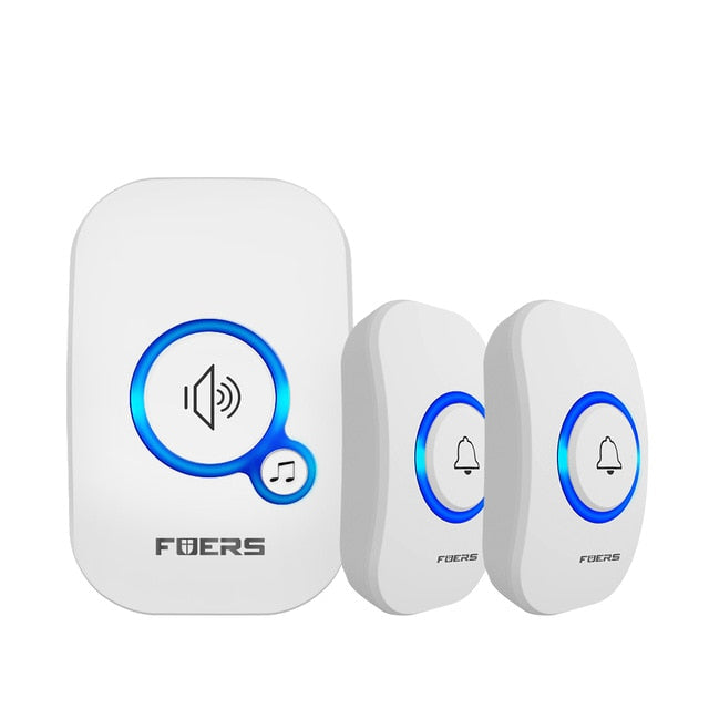 Wireless Doorbell Home Security Alarm/ Welcome Smart Doorbell 3in1 Multi-purpose Door Button 433MHz Easy Installtion