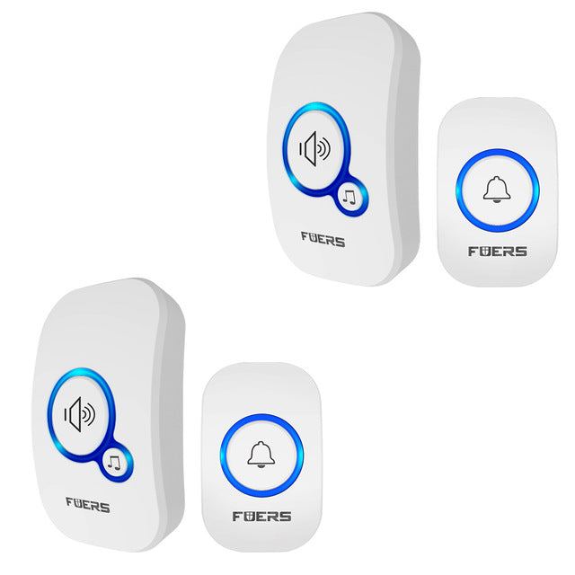 Wireless Doorbell Home Security Alarm/ Welcome Smart Doorbell 3in1 Multi-purpose Door Button 433MHz Easy Installtion