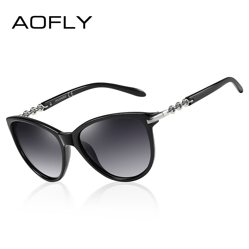 Cat Eye Polarized Sunglasses Women Polarized Sun Glasses Female Gradient Shades Oculos Feminino UV400