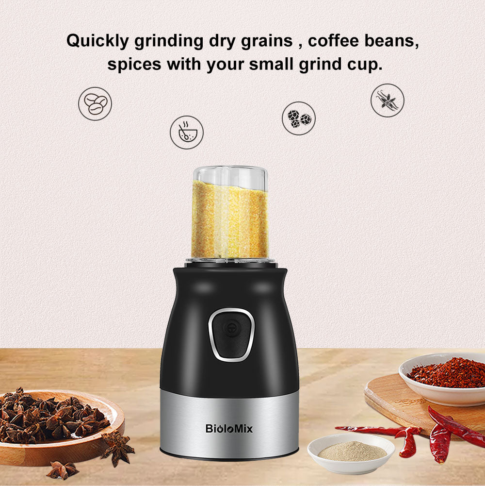 Portable Personal Blender Mixer Food Processor With Chopper Bowl 600ml –  Smart Home & Travel Products