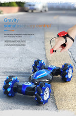 RC Car 4WD Radio Control Stunt Car Gesture Induction Twisting Off-road Vehicle Light Music Drift Toy High Speed Climbing RC Cars