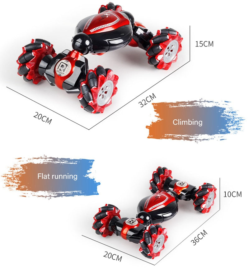 RC Car 4WD Radio Control Stunt Car Gesture Induction Twisting Off-road Vehicle Light Music Drift Toy High Speed Climbing RC Cars