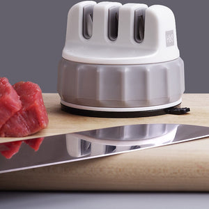 Mini Knife Sharpener One-handed Sharpening Super Suction Kitchen Sharpener ABS Material Tool For Smart Home