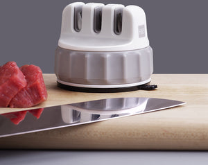 Mini Knife Sharpener One-handed Sharpening Super Suction Kitchen Sharpener ABS Material Tool For Smart Home