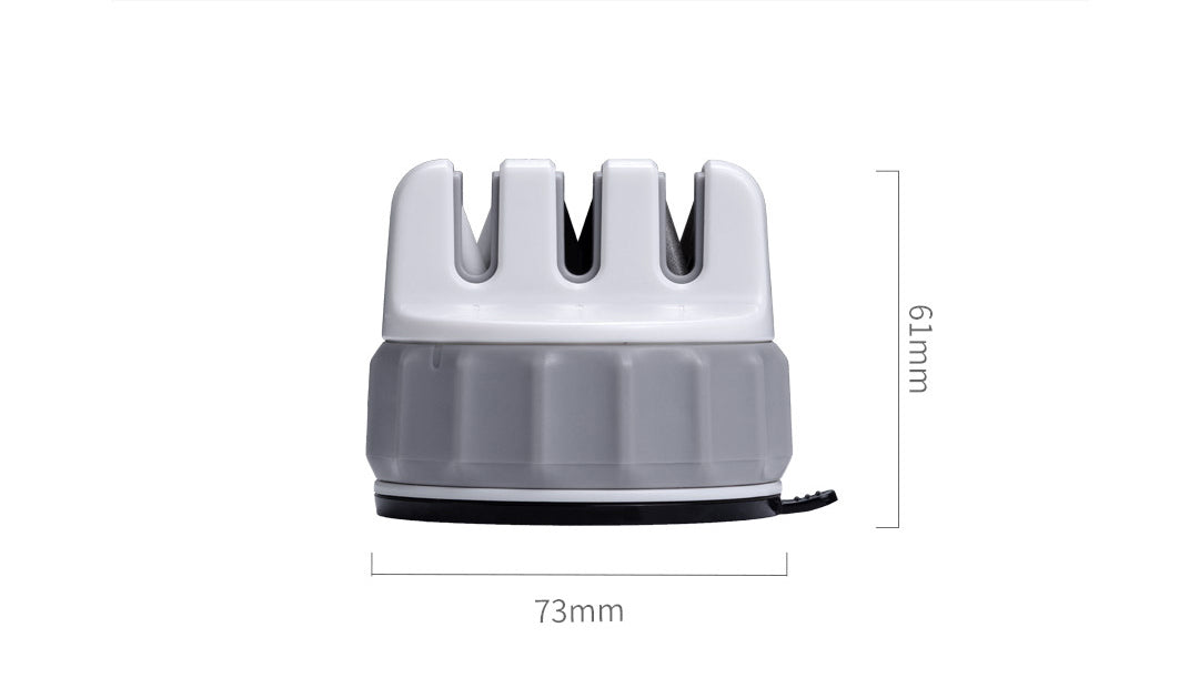 Mini Knife Sharpener One-handed Sharpening Super Suction Kitchen Sharpener ABS Material Tool For Smart Home