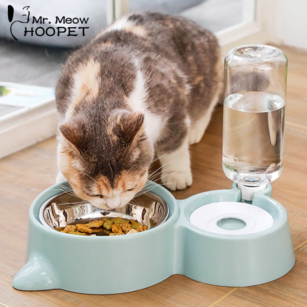 Cat Bowl Dog Water Feeder Bowl Cat Kitten Drinking Fountain Food Dish Pet Bowl Goods