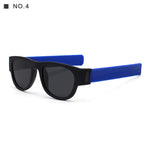 New Circle Round Sunglasses Polarized For Men and Women Outdoor Fold Sun Glasses Portable With case Anti UV400Rays CE