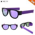 New Circle Round Sunglasses Polarized For Men and Women Outdoor Fold Sun Glasses Portable With case Anti UV400Rays CE